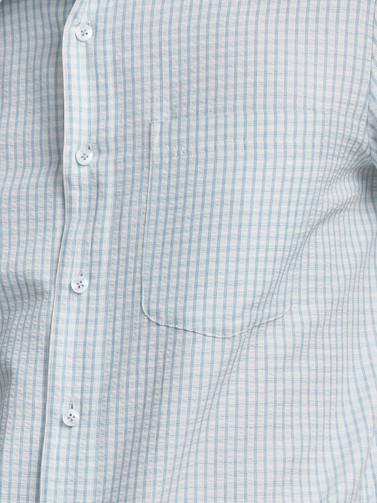 Modernes Dirndl mit blauem Muster
