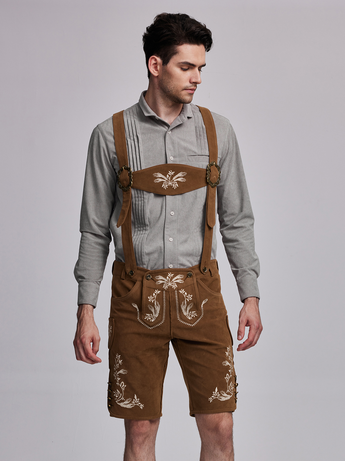 Trachtenstil mit Lederhosen