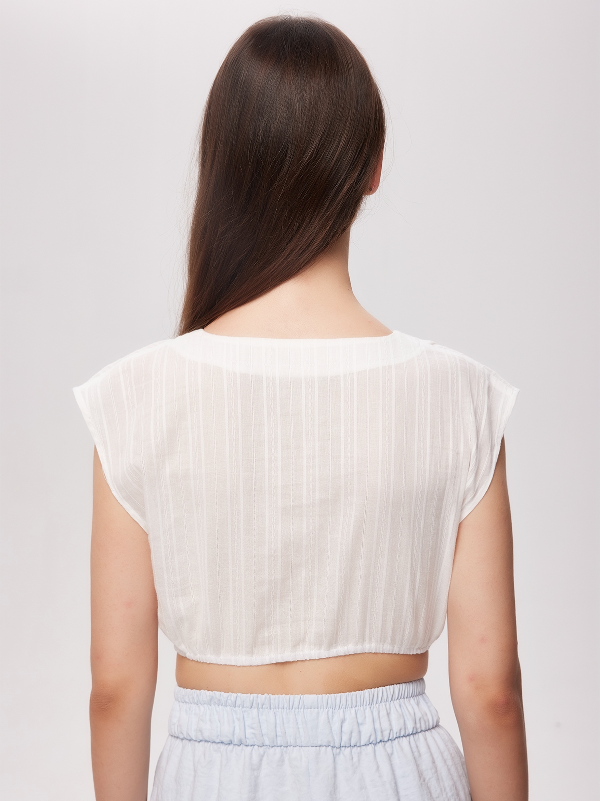 Dirndl Bluse in Weiß