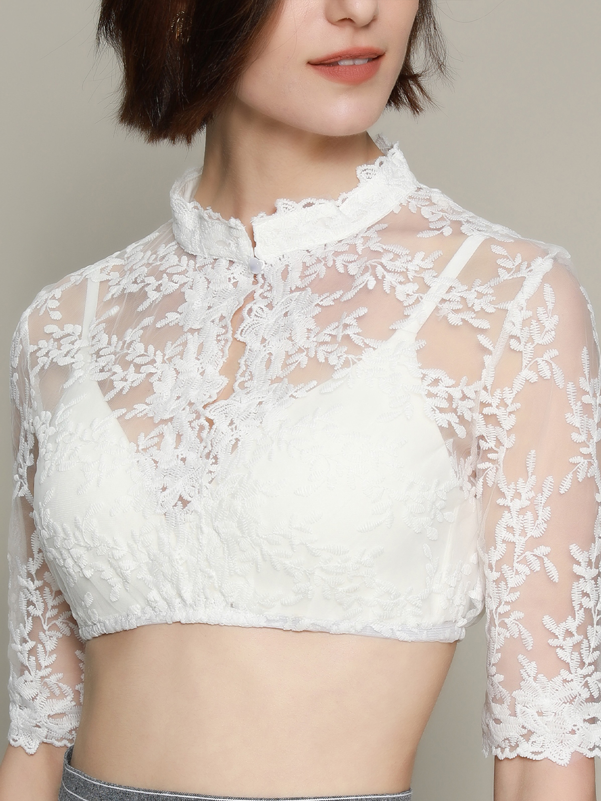 Dirndl Grün mit weißer Bluse