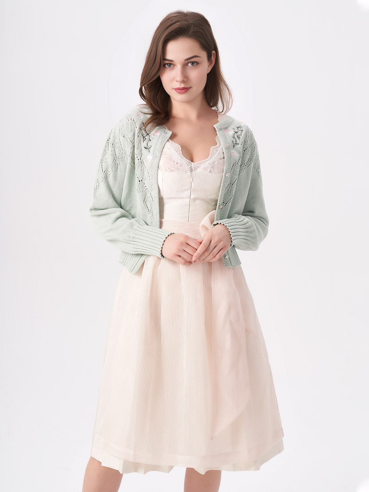 Dirndl Gelb Samt